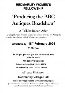 Antiques Roadshow talk @ Redmarley Village Hall