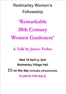 Women's Fellowship @ Redmarley Village Hall